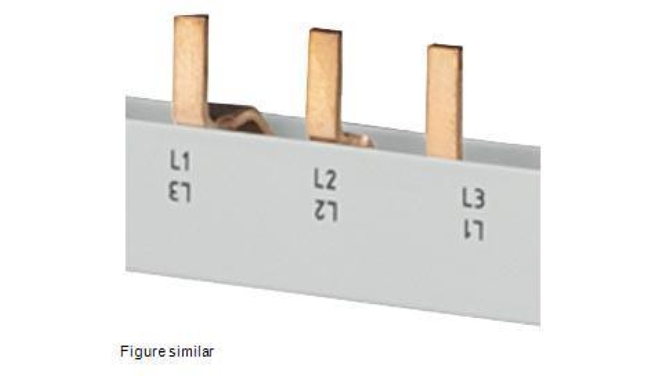 Szyna łączeniowa grzebieniowa 10qmm 3x1-faz.+HS długość 214mm 5ST3743