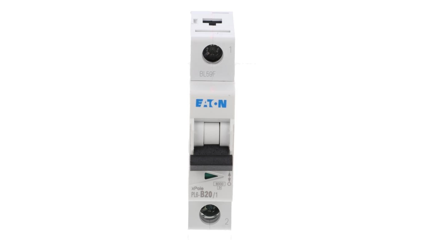 Wyłącznik nadprądowy 1P B 20A 6kA AC PL6-B20/1 286522
