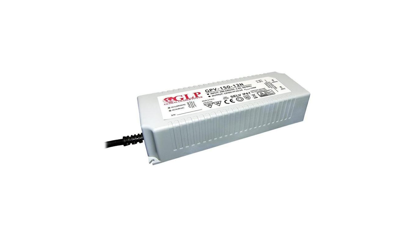 Zasilacz led GPV 150W 12VDC gpv-150-12N glp ip67 wodoodporny