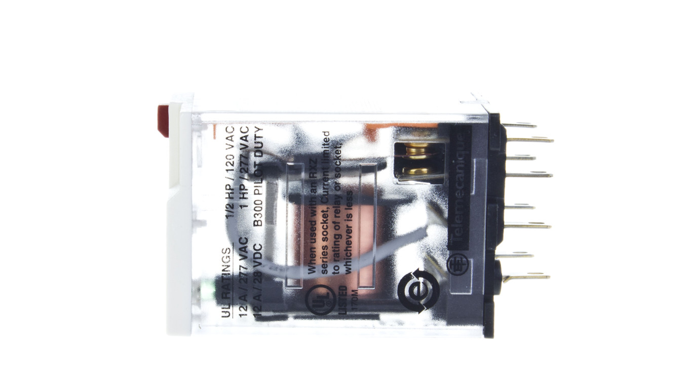Przekaźnik miniaturowy 2P 12A 230V AC AgNi RXM2AB2P7