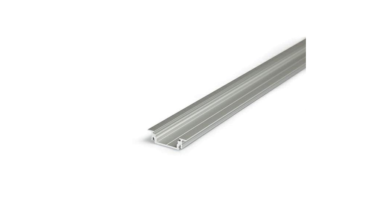 Profil led Groove14 1m anodowany wpuszczany do frezu meblowy szeroki A3010020