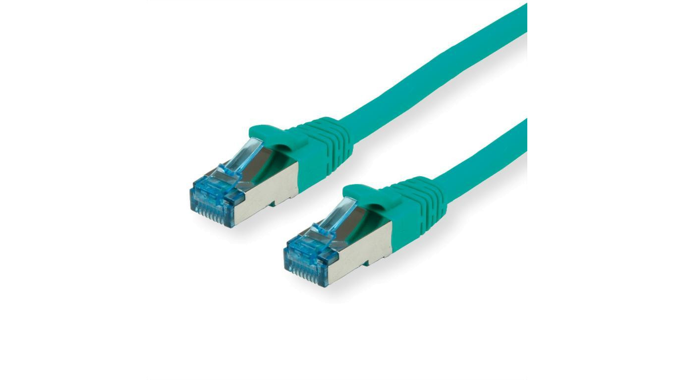VALUE Kabel krosowy Kat.6A (klasa EA) S/FTP (PiMF), LSOH, zielony, 10 m