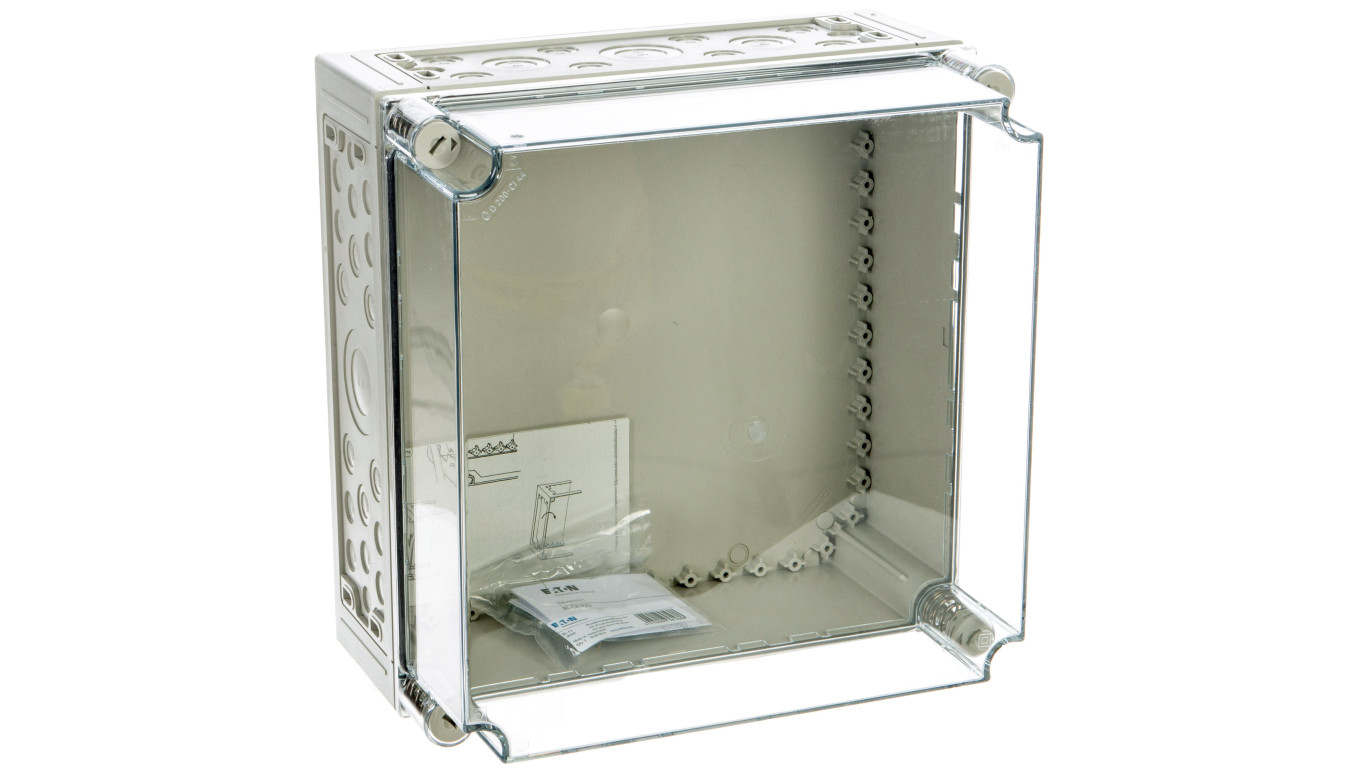 Obudowa 375x375x225mm IP65 pokrywa transparentna CI44E-200 036182