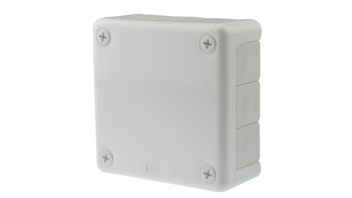 Puszka natynkowa hermetyczna 98x98x42 biała IP55 /10