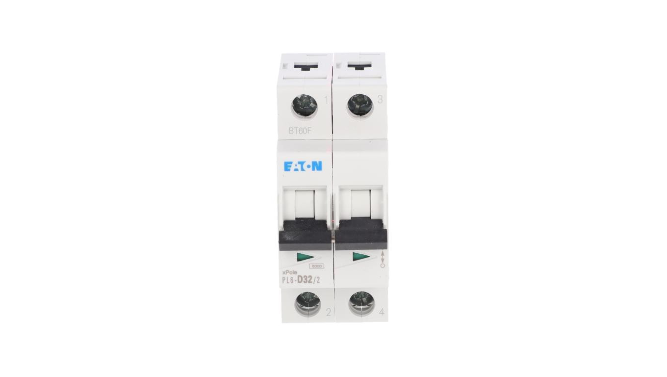Wyłącznik nadprądowy 2P D 32A 6kA AC PL6-D32/2 286582