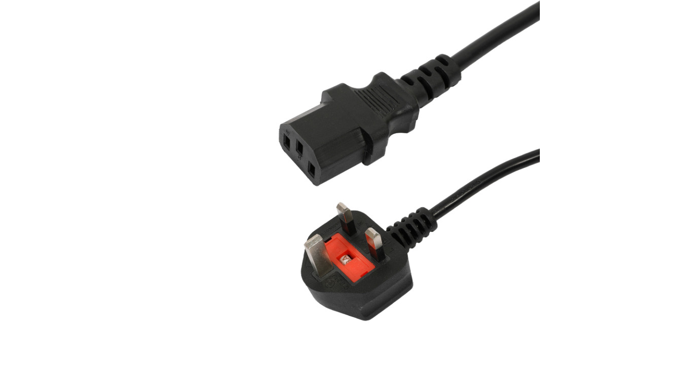 Kabel zasilający angielski 1,5m UK C13 BS1363 ESPE