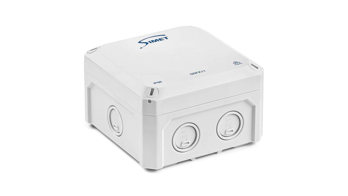 Puszka naścienna 110x110x67mm IP66 szara SNFK11 83169002