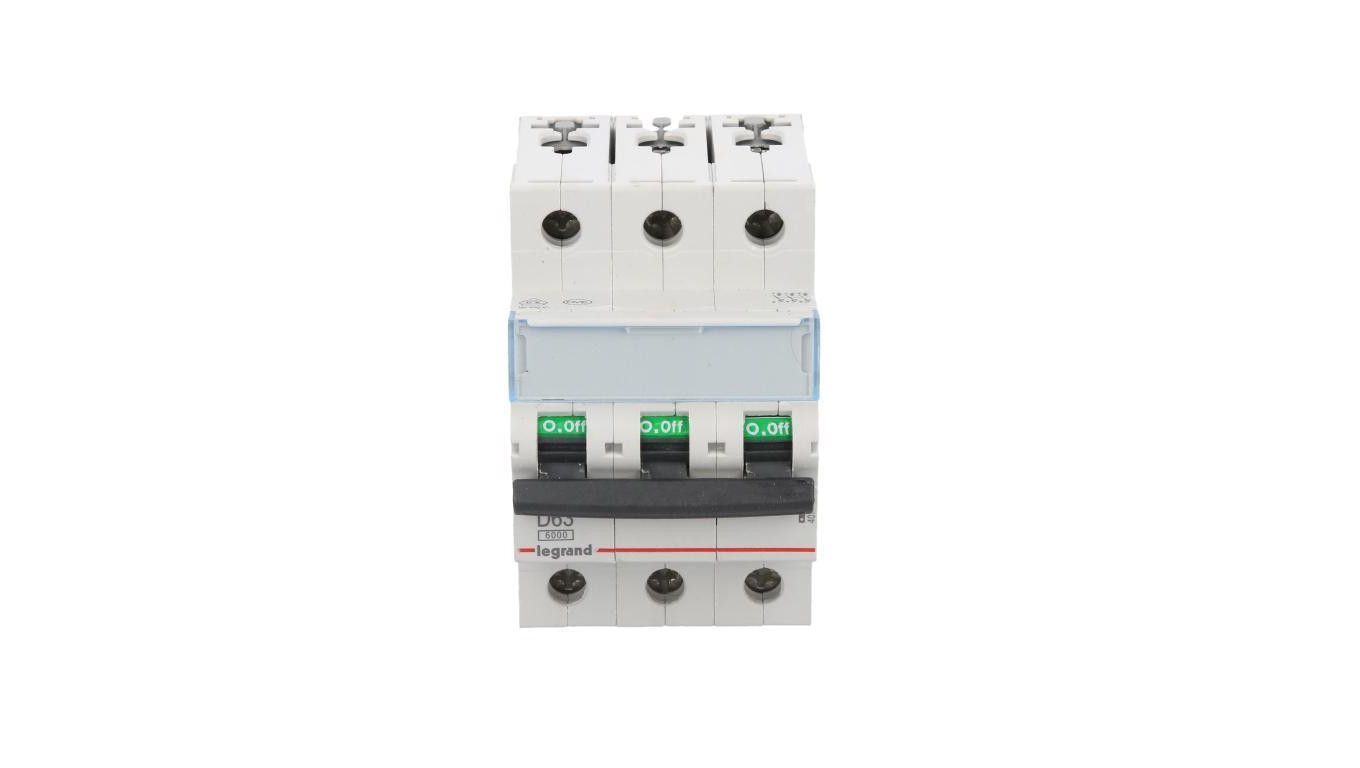 Wyłącznik nadprądowy 3P D 63A 6kA AC S303 TX3 403761