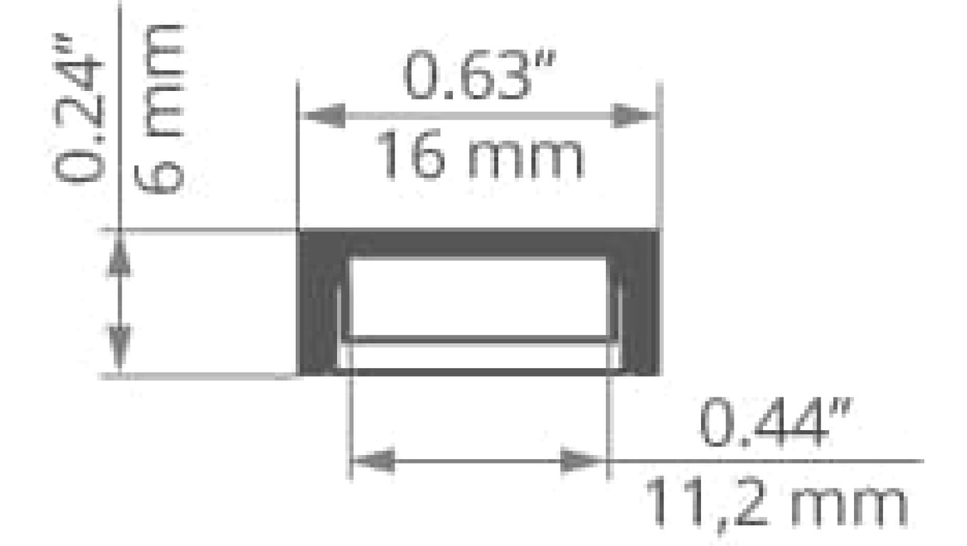 Profil led MICRO-PLUS 3m anodowany Kluś