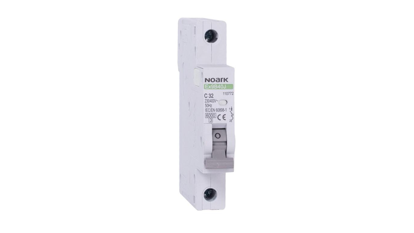 Ex9B40J 1P C20 NOARK Wyłącznik nadprądowy SLIM 6 kA C 20 A 1P Szerokość 3/4 modułu - 13.5 mm