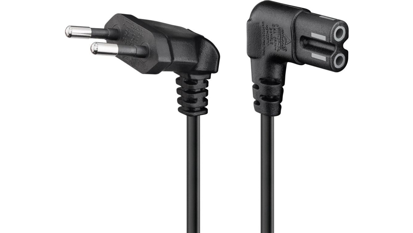 Kabel przyłączeniowy Euro, 3 m, czarny - Długość kabla 3 m