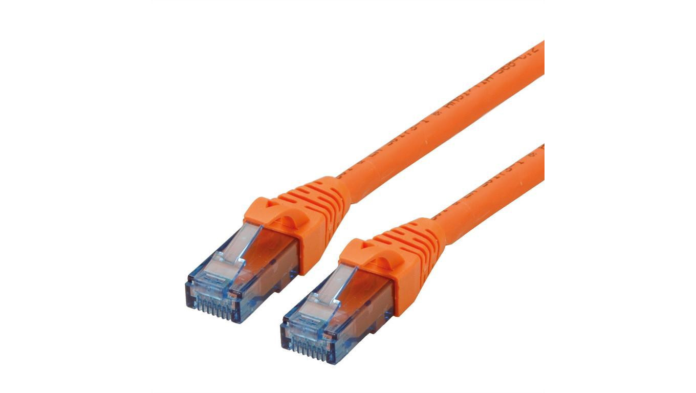 ROLINE Patchcable Cat.6A UTP, Component Level, LSOH pomarańczowy 0,3 m