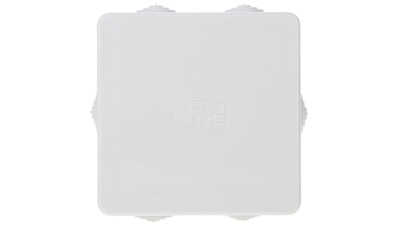 Puszka n/t hermetyczna PI z dławikami, pokrywa na zatrzask IP44 80x80 31.180