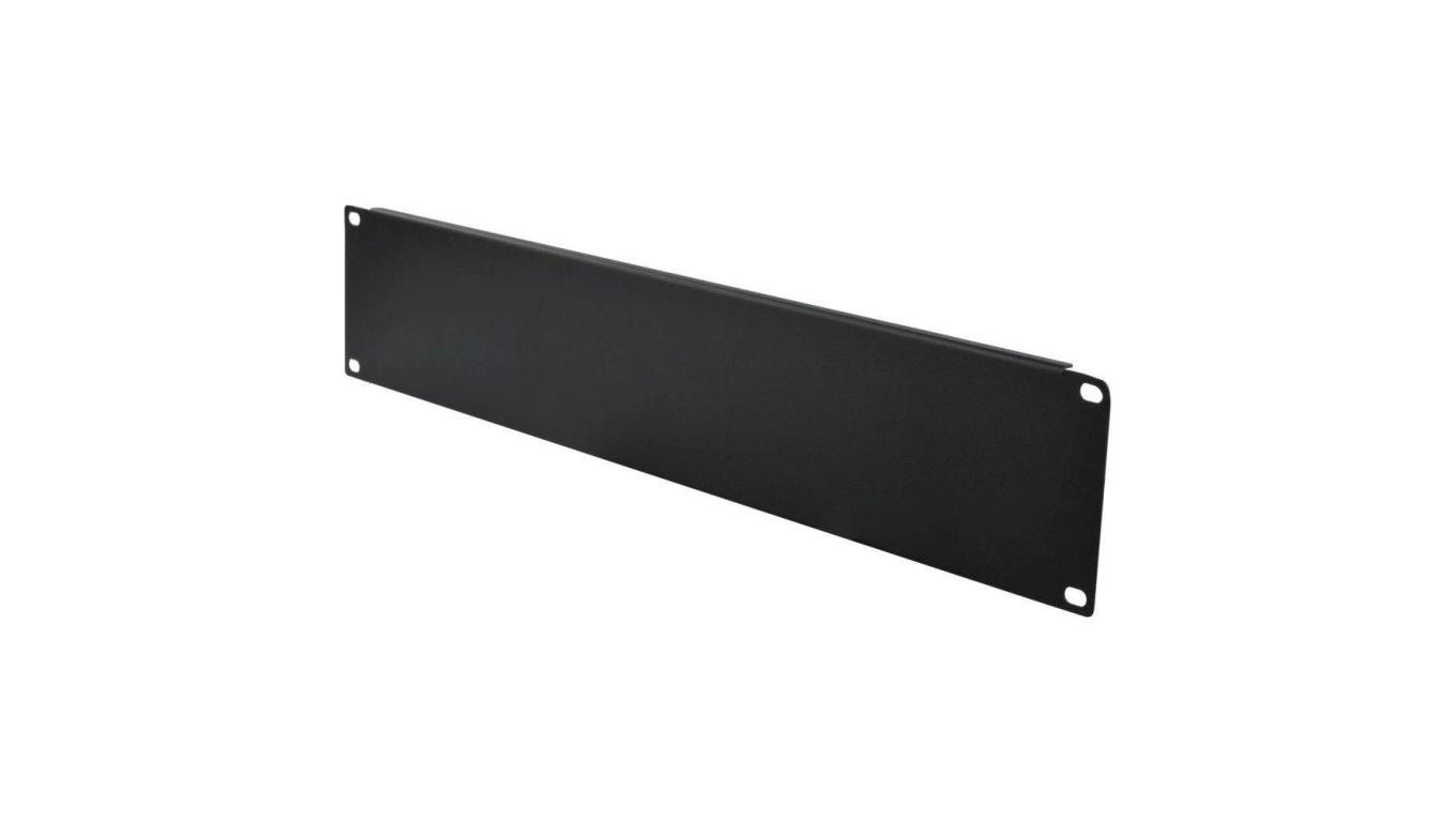 Panel maskujący 19 Cali do szaf rack 2U Czarny I-CASE BLANK-2-BK