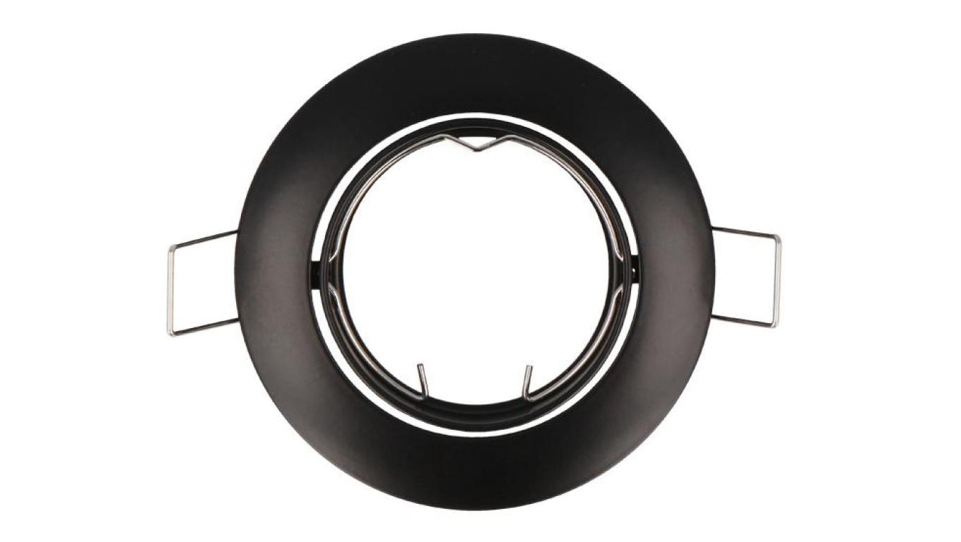 LED line Oprawa sufitowa okrągła ruchoma odlew czarna