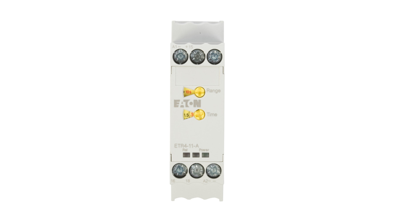 Przekaźnik czasowy 1P 3A 0,05sek-100h 24-240V AC/DC opóźnione załączenie ETR4-11-A 031882
