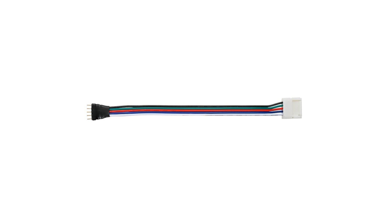 Złączka do taśmy led rgbw 12mm t+k 5-pin łączy taśmę rgbw z kontrolerem rgbw