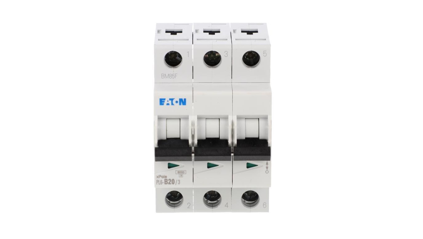 Wyłącznik nadprądowy 3P B 20A 6kA AC PL6-B20/3 286590