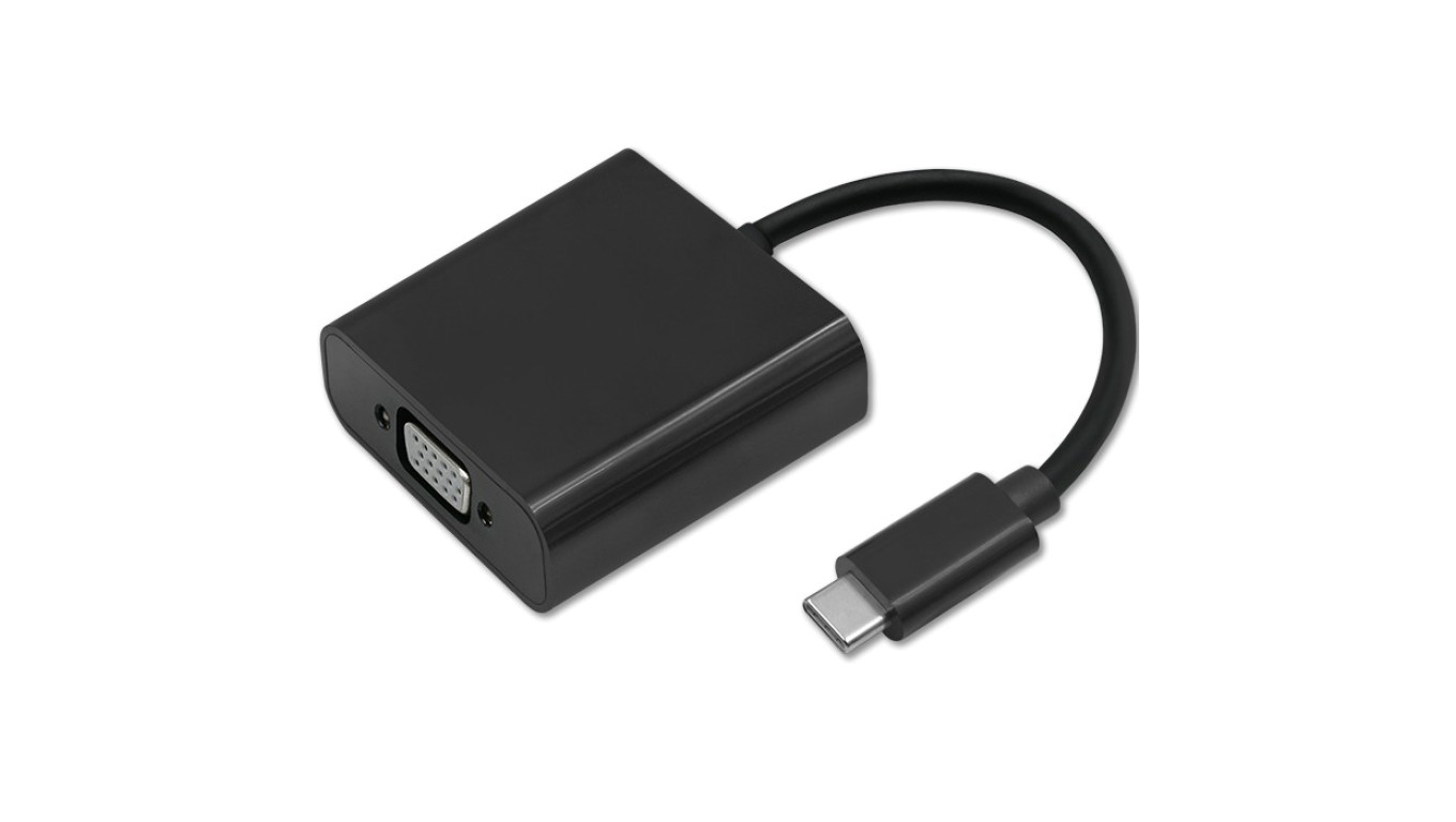 Qoltec Adapter przejściówka USB-C 3.1 do VGA Full HD 1080P