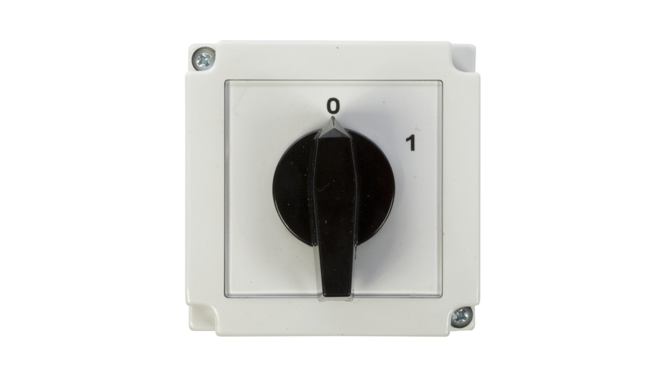 Łącznik krzywkowy 0-1 1P 16A w obudowie 4G16-90-PK R114 63-840392-021