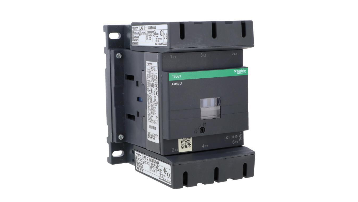 TeSys Deca Stycznik mocy 115A 3P 48V AC 1Z 1R LC1D115E7