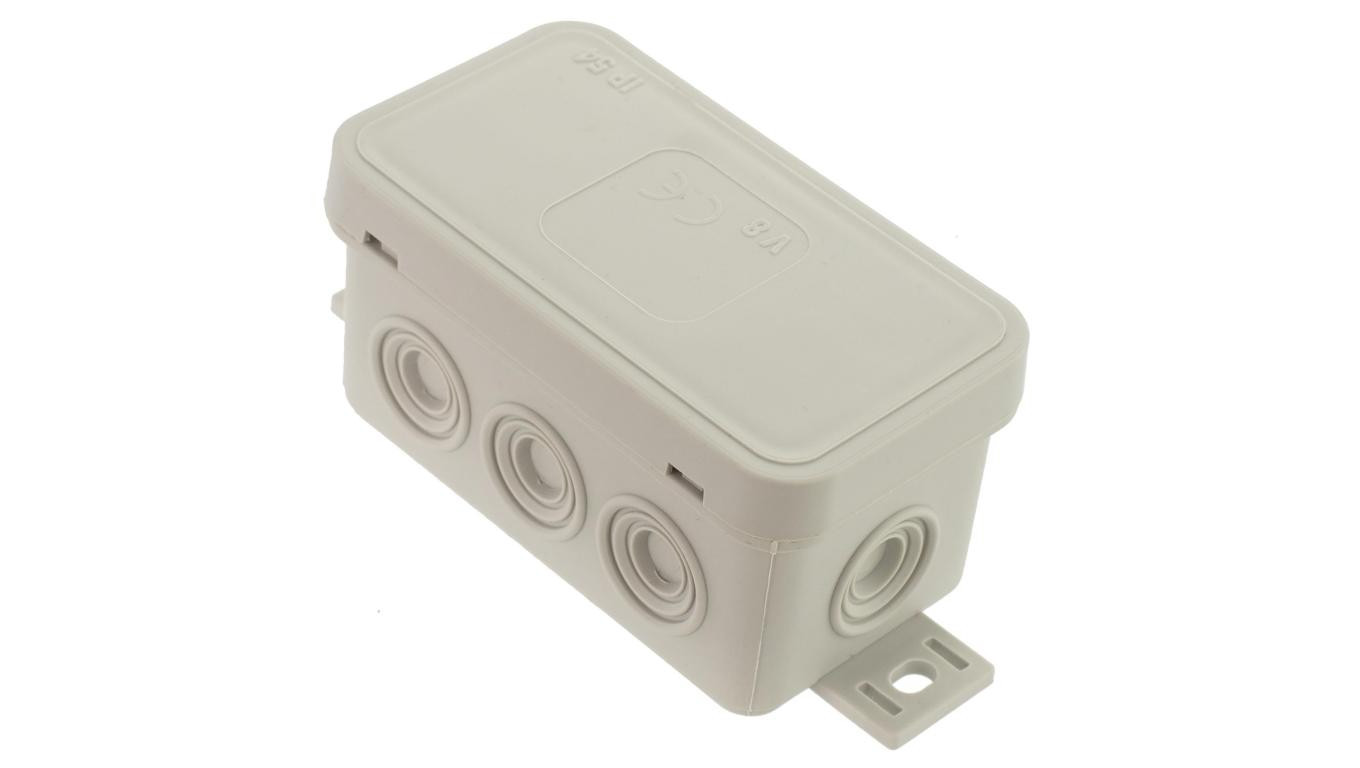 Puszka instalacyjna natynkowa typu KLIK 80x45x41mm hermetyczna IP54 szara ViPlast