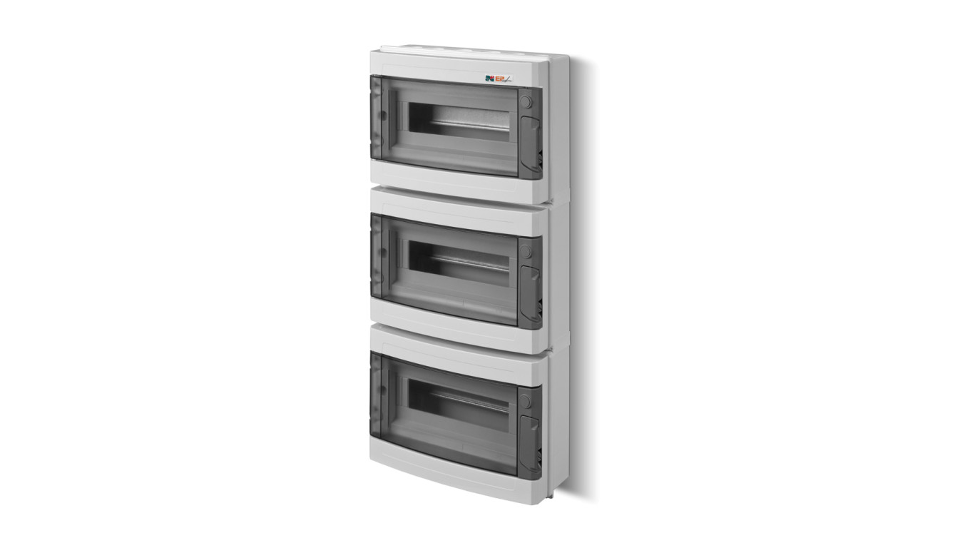 Rozdzielnica modułowa 3x12 natynkowa IP40 EP-LUX PLUS RN 3/36 (N+PE) 1908-01