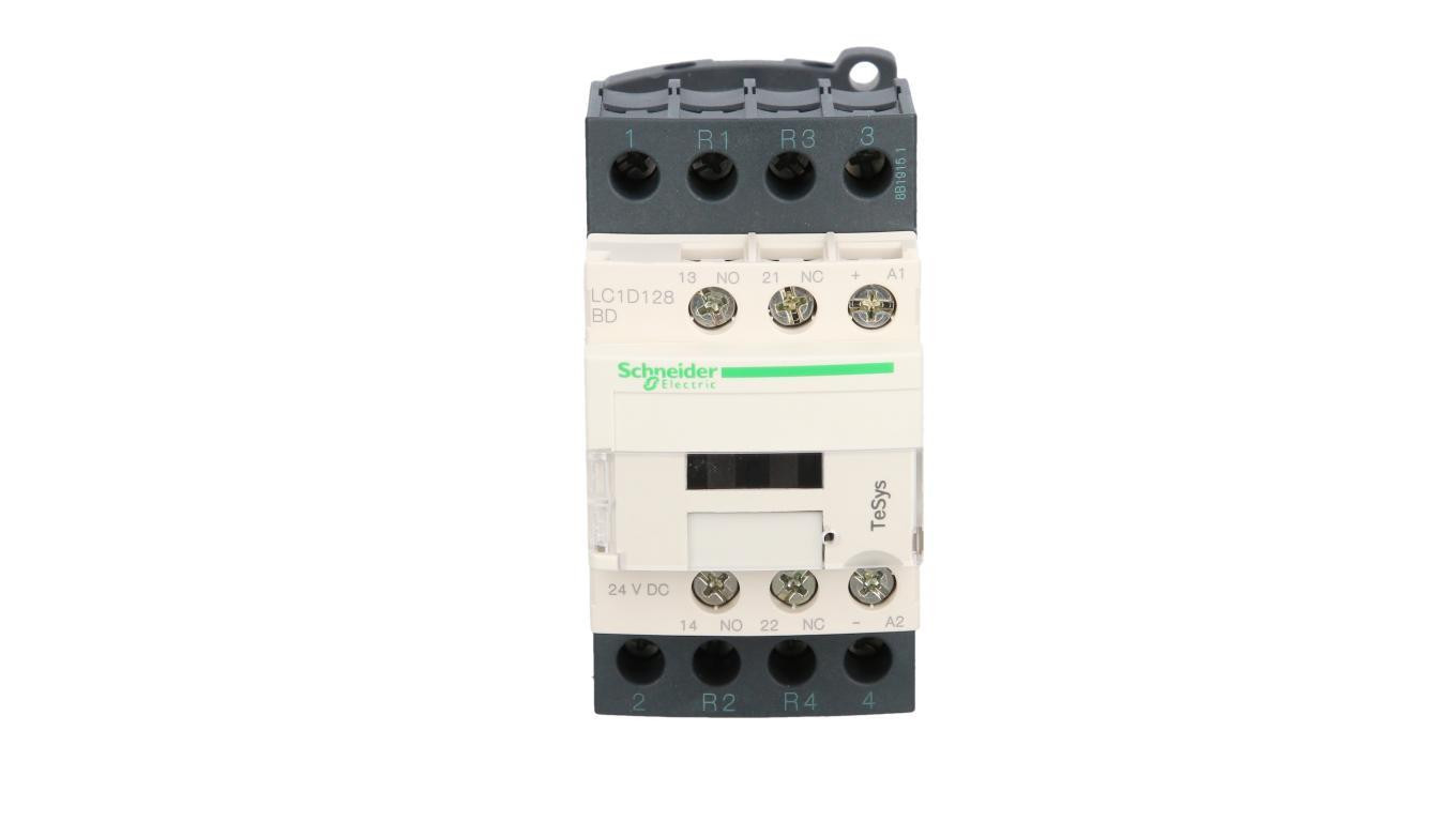 TeSys Deca Stycznik mocy 25A 4P 24V DC 1Z 1R LC1D128BD
