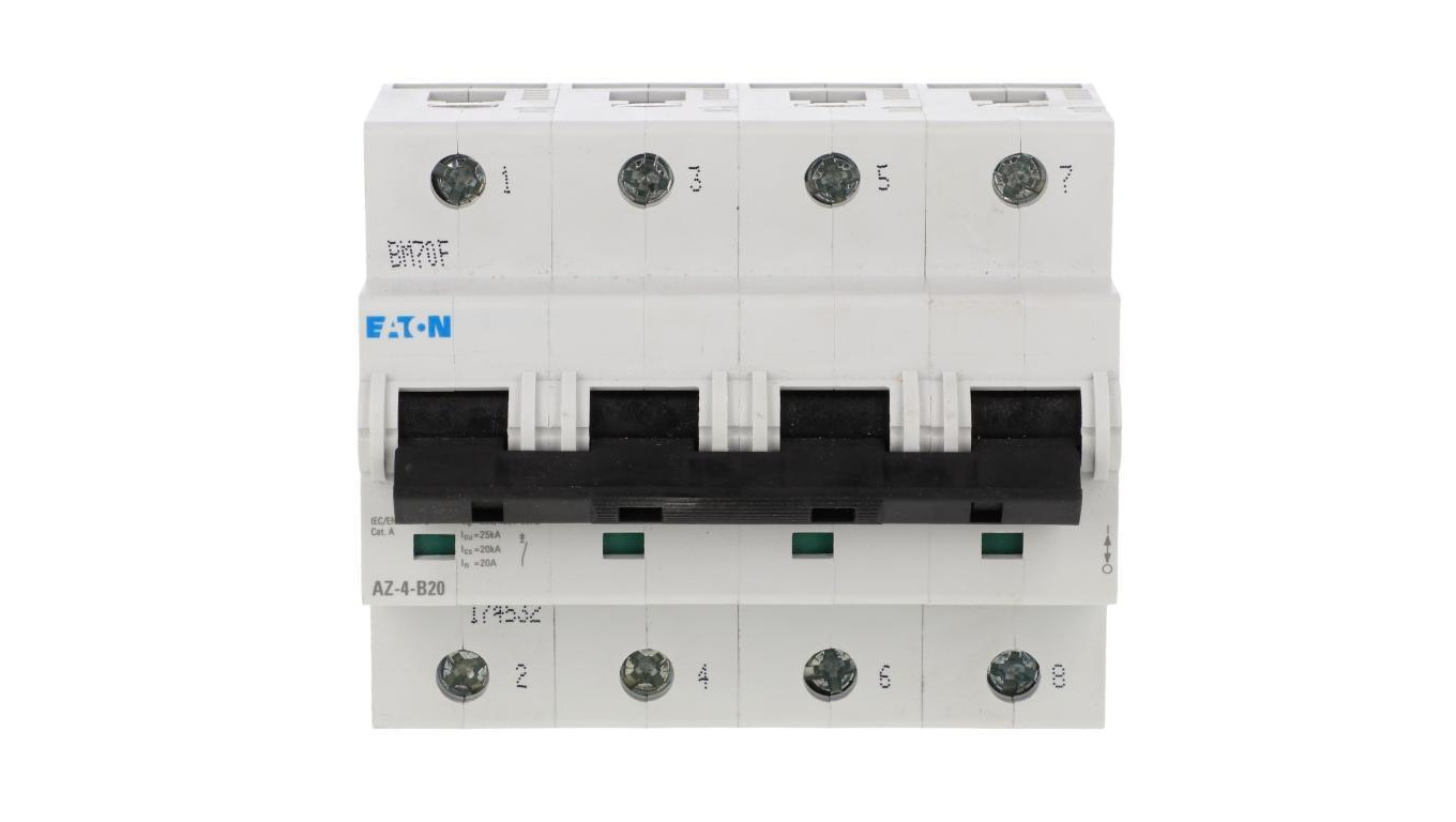 Wyłącznik nadprądowy 4P B 20A 25kA AC AZ-4-B20 174532