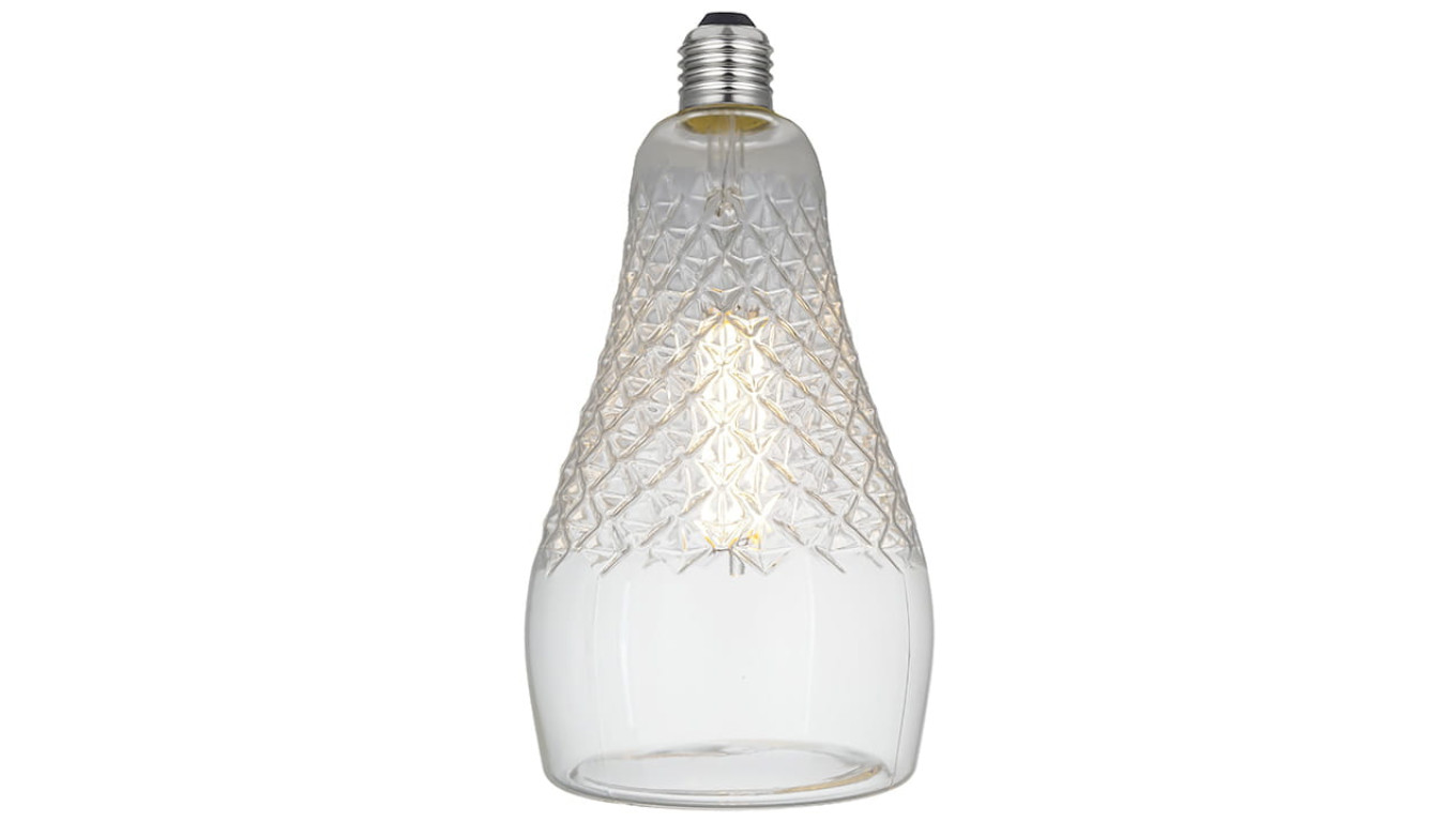 ŻARÓWKA DECO CRISTAL IRIS CLEAR E27 6W 2 700K