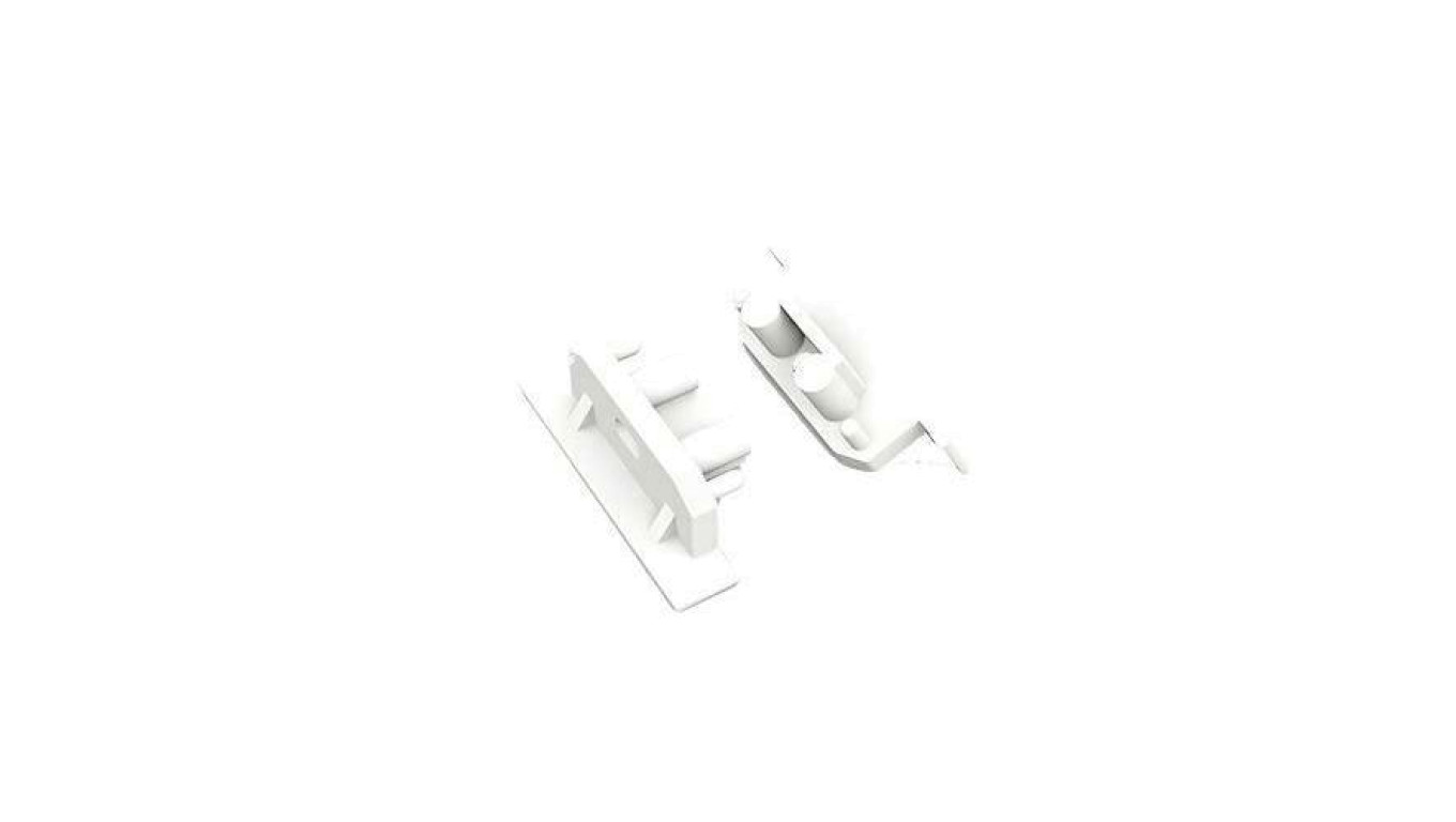 Zaślepka Groove10 GEN2 SQ biała z otworem prosta 76990001 /1szt/