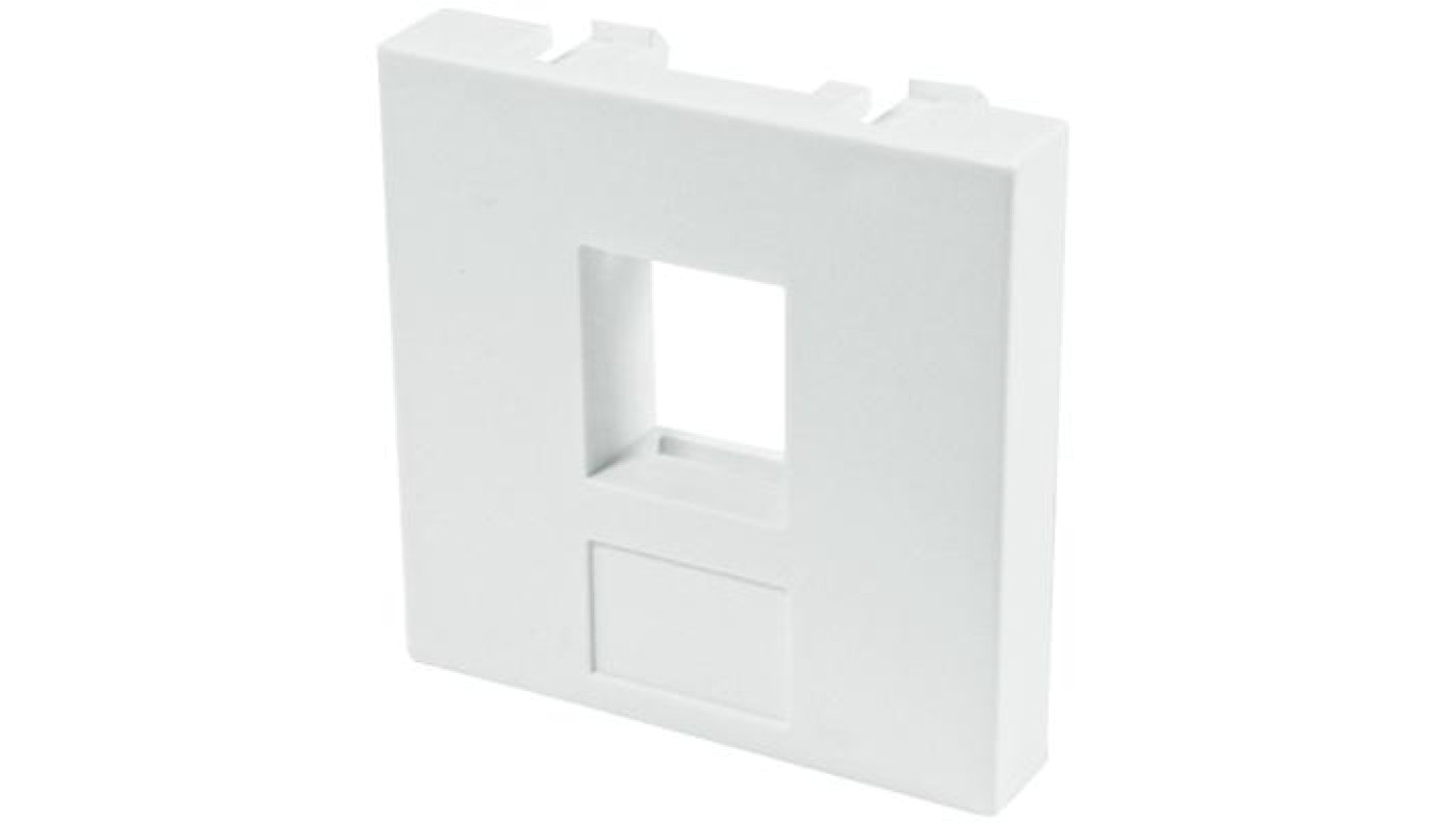 Adapter keystone pojedynczy 2M 45x45 biały Mediabox