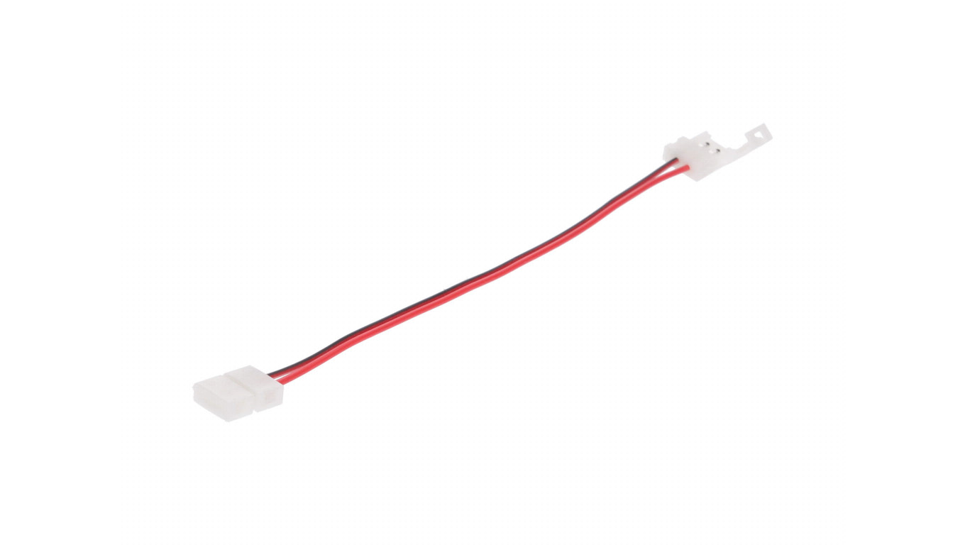 Złączka do taśmy led mono 8mm taśma-przewód-taśma