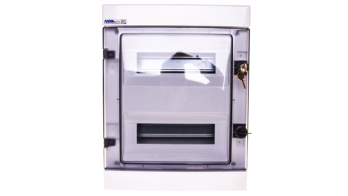 Rozdzielnica hermetyczna modułowa (500V AC ,1000V DC) 2x12 natynkowa IP65 RH-24/Z (z zamkiem) 36.25