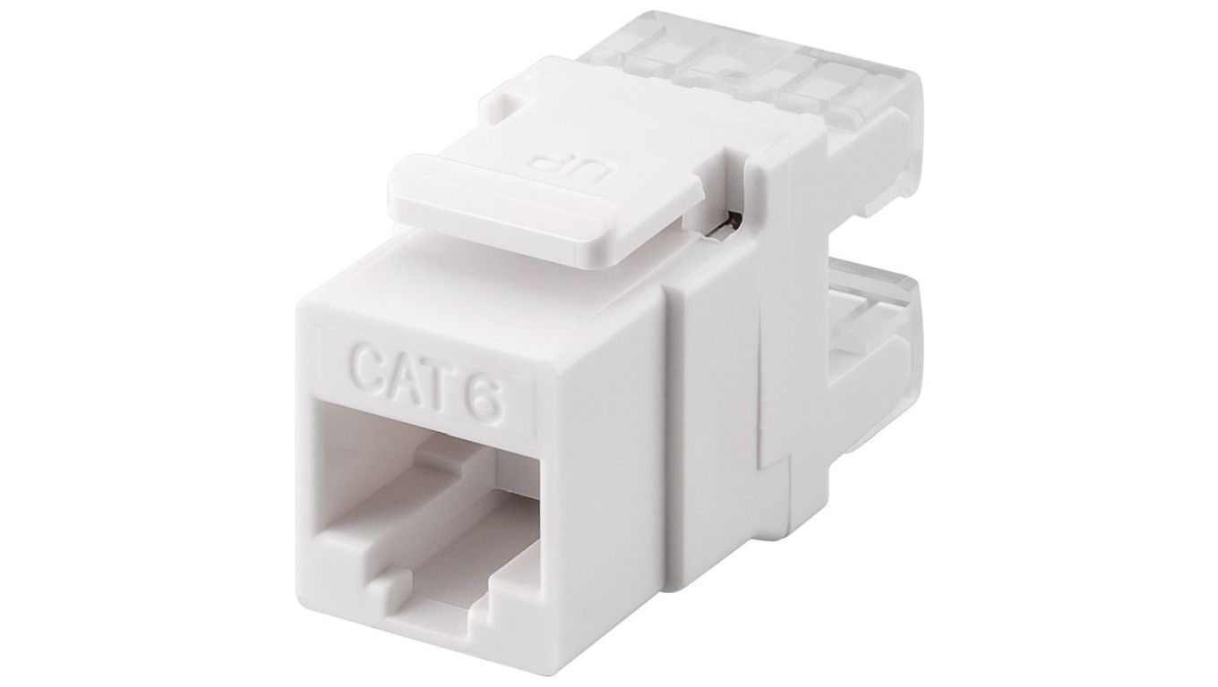 CAT 6 Gniazdo Keystone RJ45, UTP, 250 MHz
