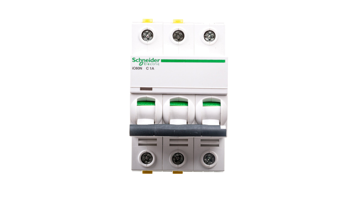 Wyłącznik nadprądowy 3P C 1A 6kA AC iC60N-C1-3 A9F04301