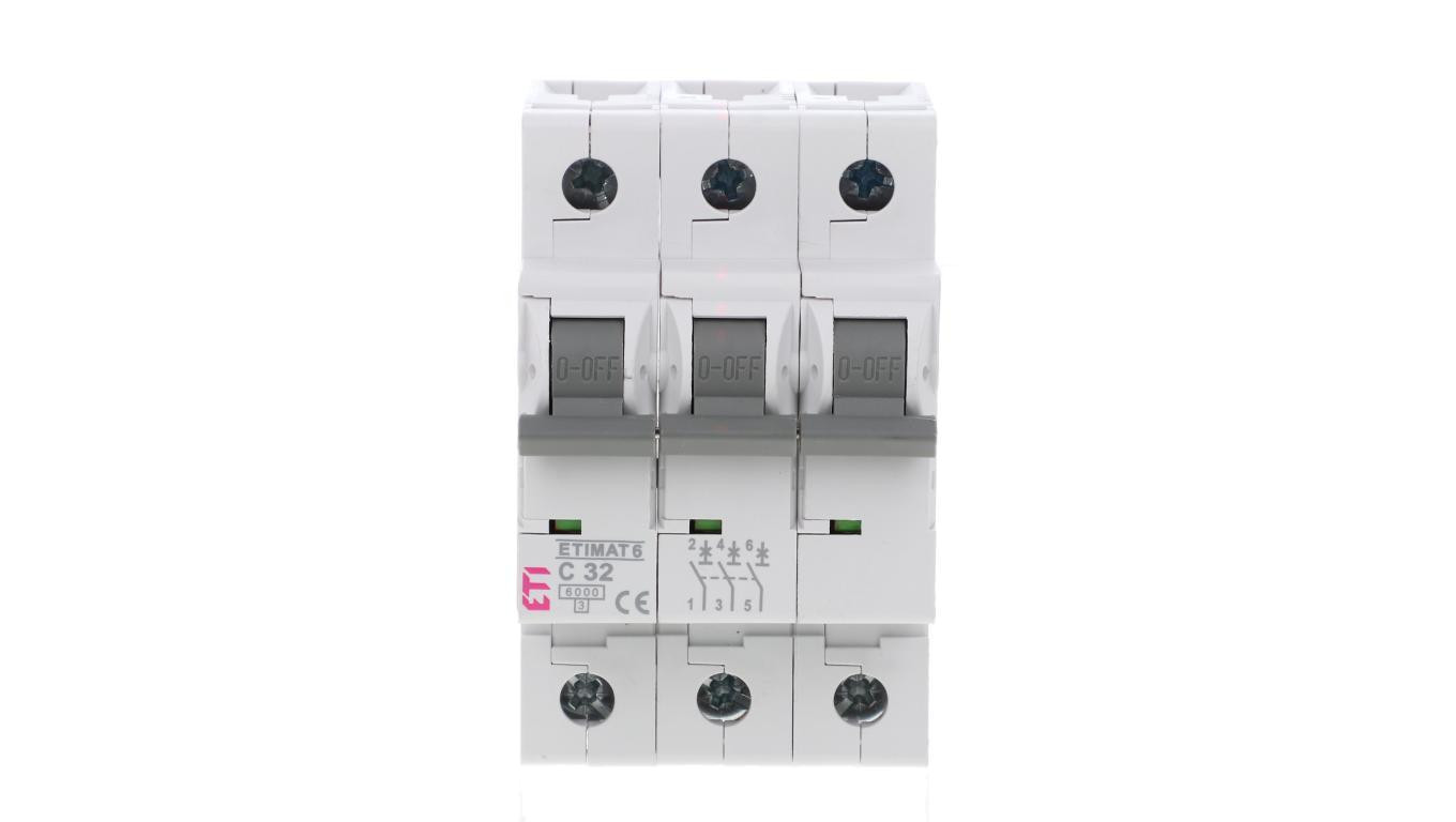 Wyłącznik nadprądowy 3P C 32A 6kA AC ETIMAT 6 002145519