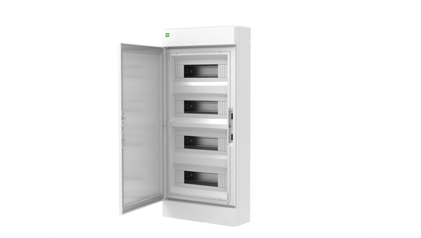 Rozdzielnica ELEGANT 4x12 PE+N natynkowa biały 2465-00