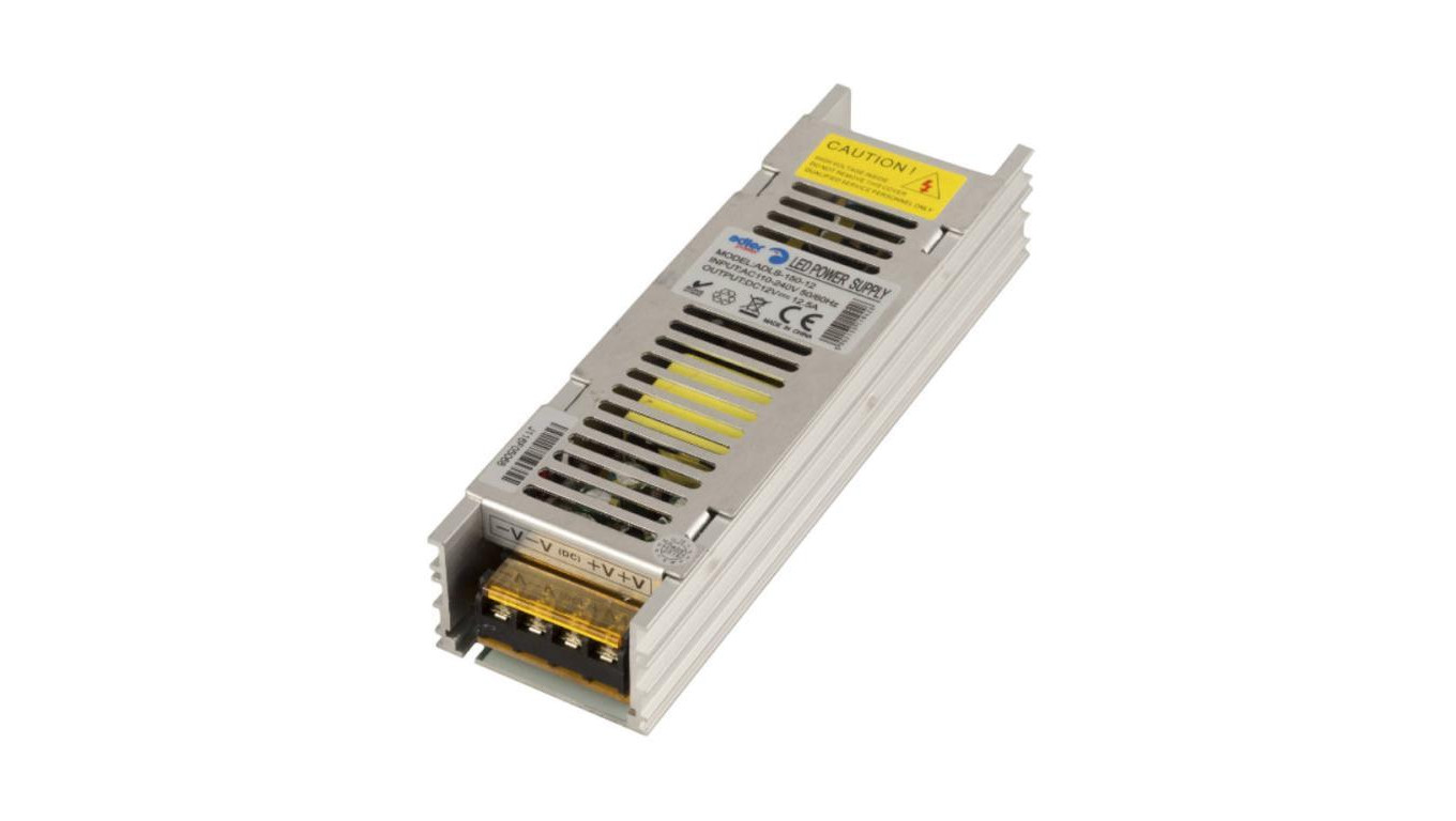 Zasilacz LED SLIM 12V 12.5A 150W metalowa obudowa ADLS-150-12