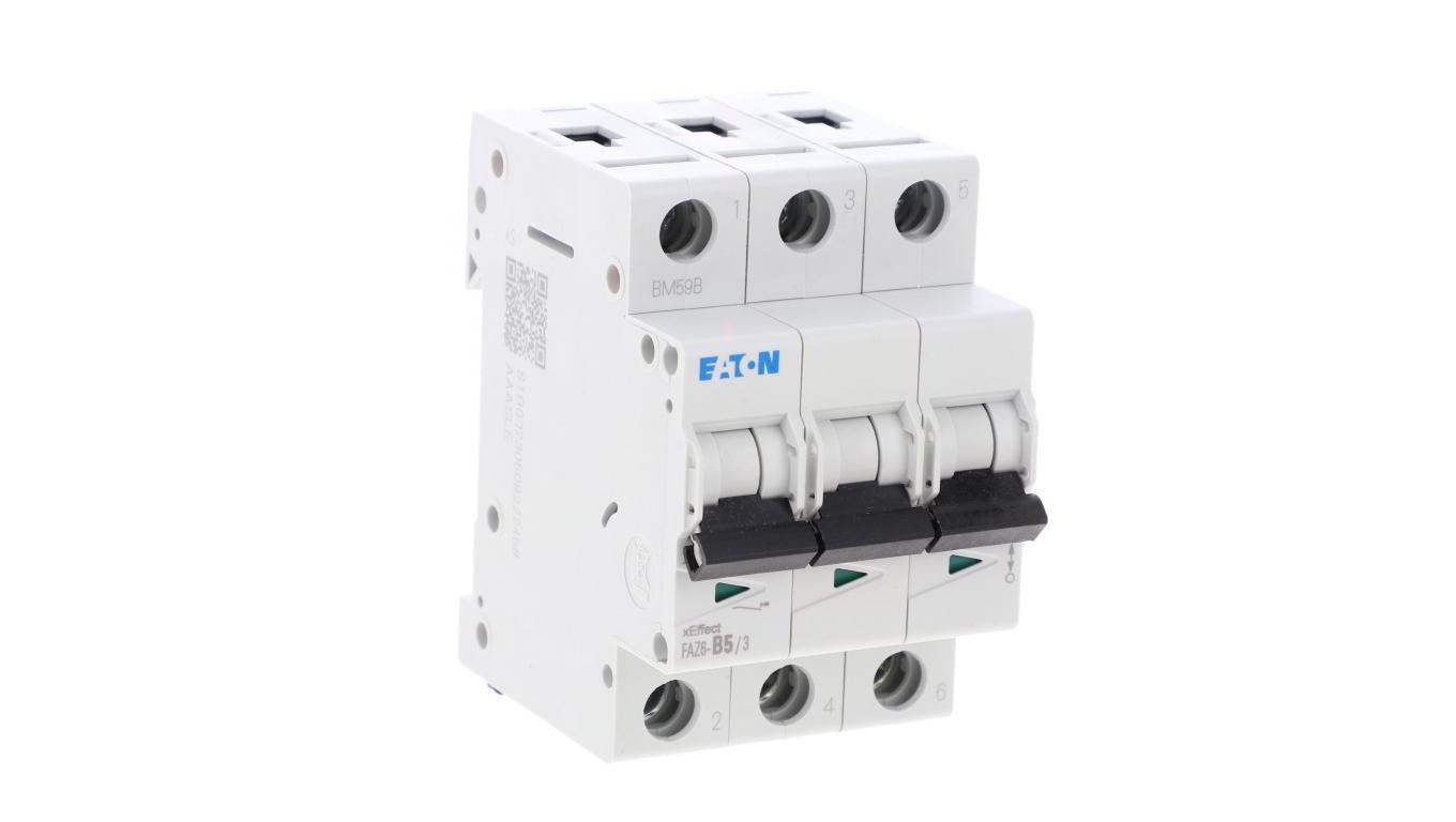 Wyłącznik nadprądowy 3P B 5A 6kA FAZ6-B5/3 177585
