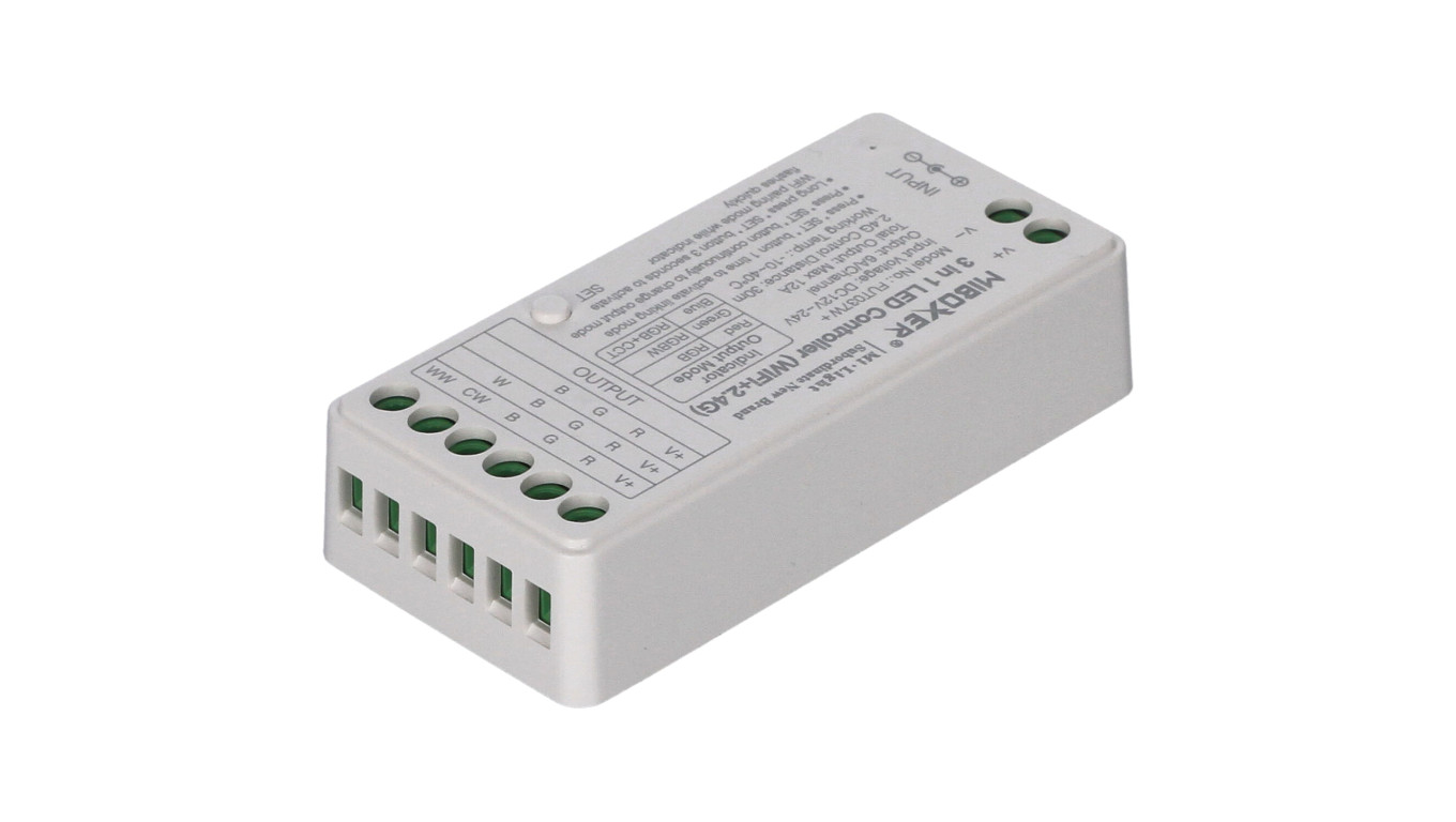 Sterownik MiLight RGB 12-24V 6/12A WIFI FUT037W+ 3w1 37W/38W/39W