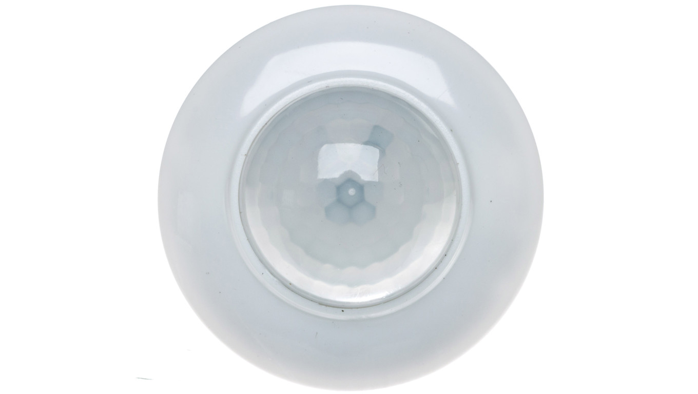 Czujnik ruchu PIR 360 230V AC montaż sufitowy biały DR-07