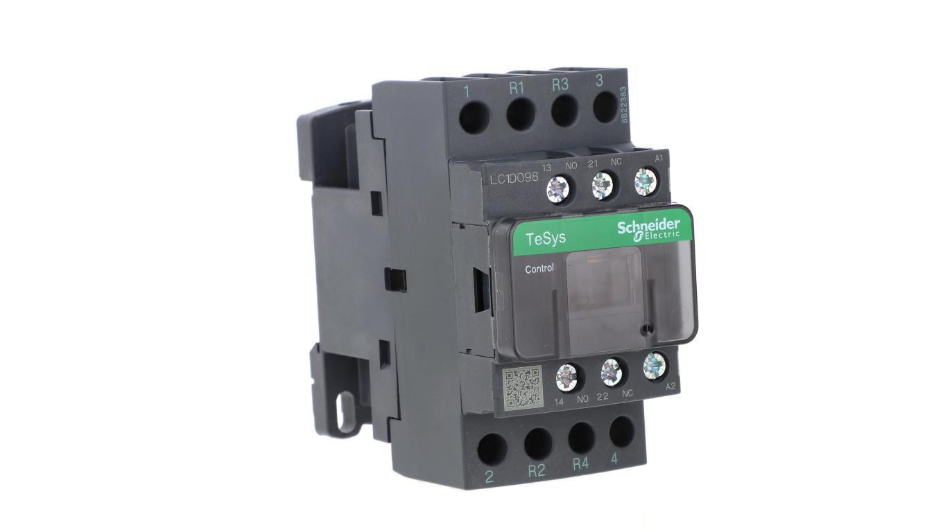 TeSys Deca Stycznik mocy 9A 2Z 2R 24V AC 1Z 1R LC1D098B7