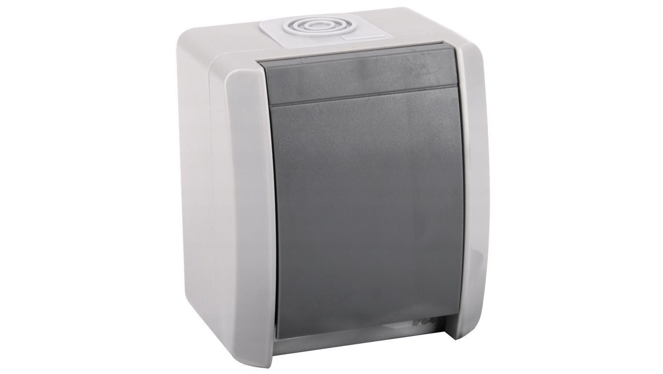 GNIAZDO ELEKTRYCZNE NOTYNKOWE POJEDYNCZE GNIAZDO PRĄDOWE IP54 NORA (4/M/21551880203)