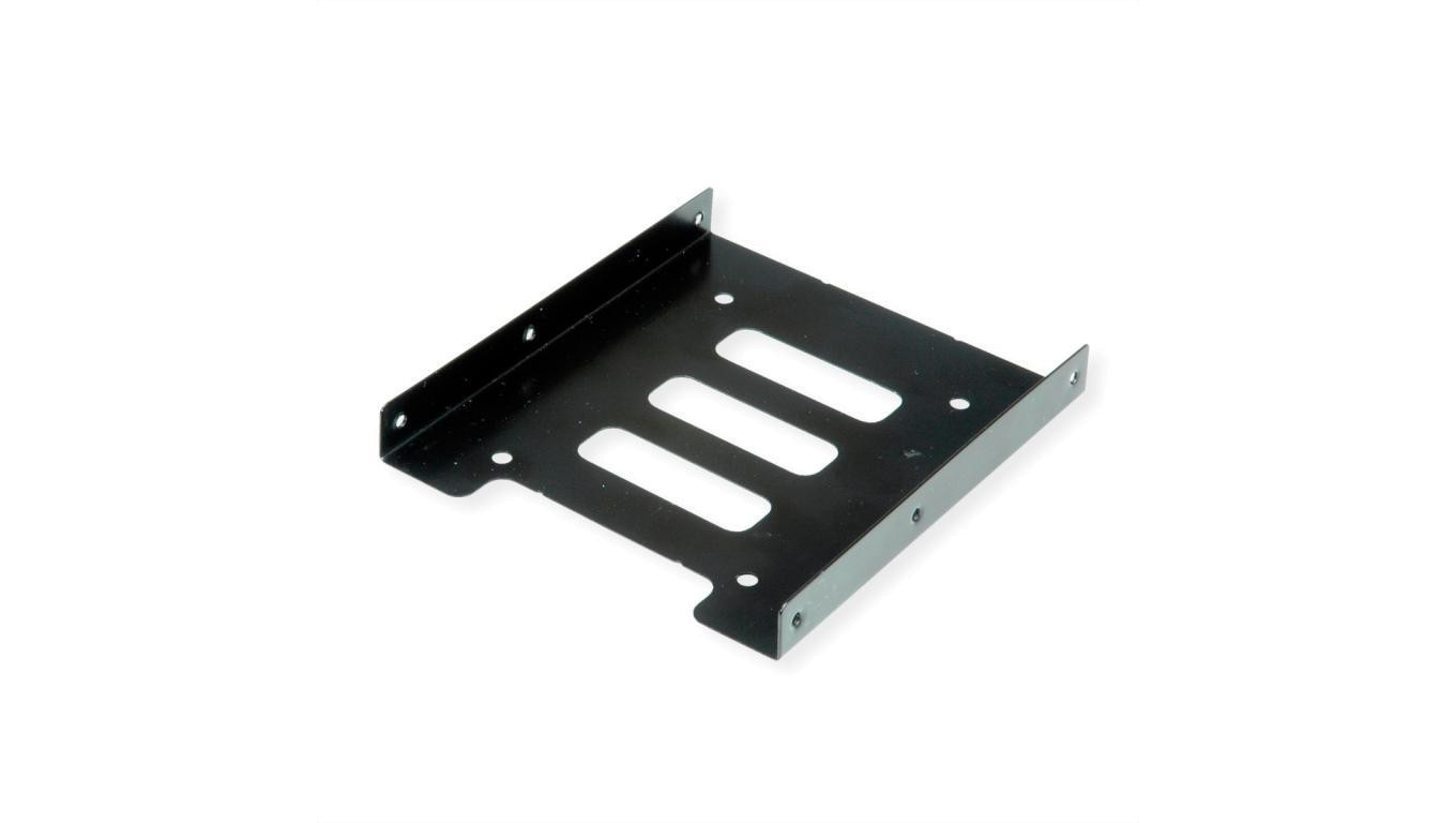 Adapter montażowy ROLINE, ramka 3,5 cala dla 1x 2,5 HDD/SSD, metal, czarny