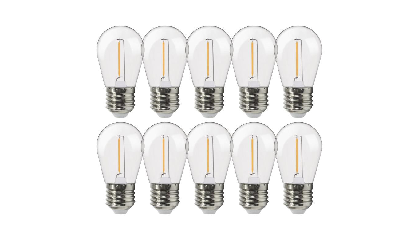 ST45-P E27 1W FILAMENT (10 sztuk) WW