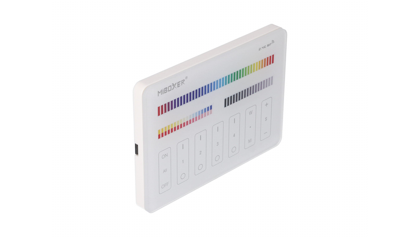Sterownik LED MiLight panel 4-stref RGB+ CCT na baterie M4