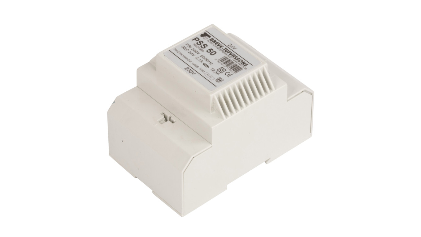 Transformator 1-fazowy modułowy bezpieczeństwa PSS 50 230/ 24V 2,1A, na szynę DIN, IP30, Ta 40, 16024-9994