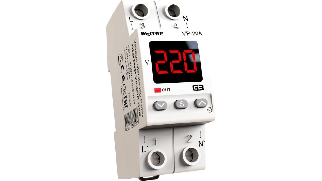 Przekaźnik napięciowy DigiTOP VP-20A G3R