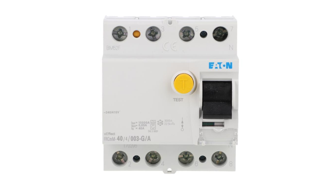 Wyłącznik różnicowoprądowy 4P 40A 0,03A Typ G/A 10kA FRCMM-40/4/003-G/A 170295